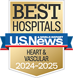 Cardiology and Heart Surgery Specialty badge - Best Hospitals - US News & World Report Cardiology & Heart Surgery